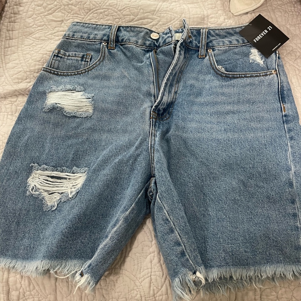 Forever 21 denim jean shorts